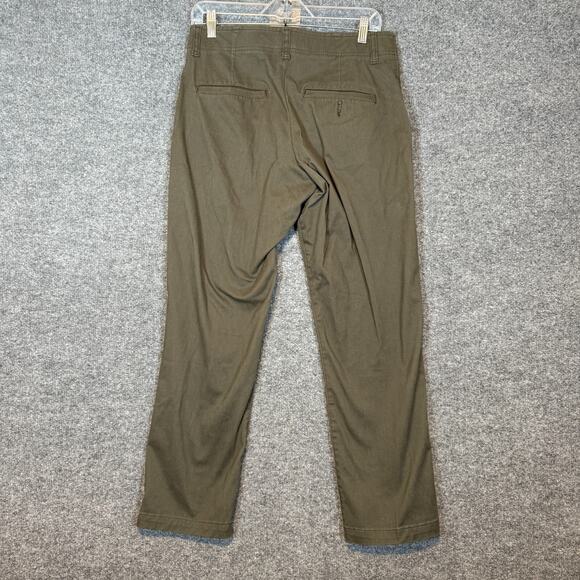Lee Pants Mens 30x29 Green Extreme Comfort MVP Relaxed Fit Chinos Stretch - Picture 9 of 12
